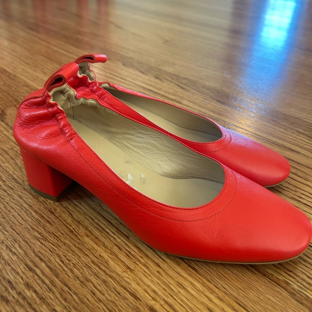 Everlane red heels size 6